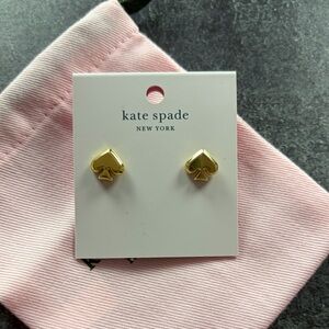 KATE SPADE NWT Gold Everyday Spade Stud Earrings